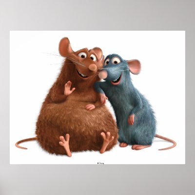 Ratatouille - Emile and Remy Disney posters