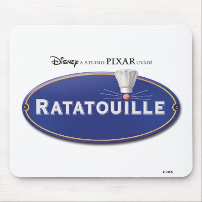 Ratatouille Logo Disney mousepads