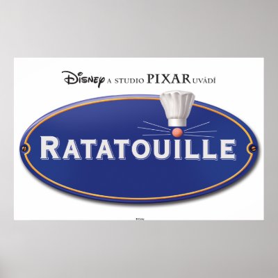 Ratatouille Logo Disney posters