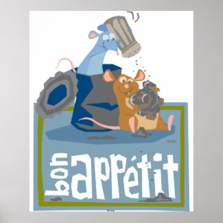 Ratatouille Mouse and Rat Disney print