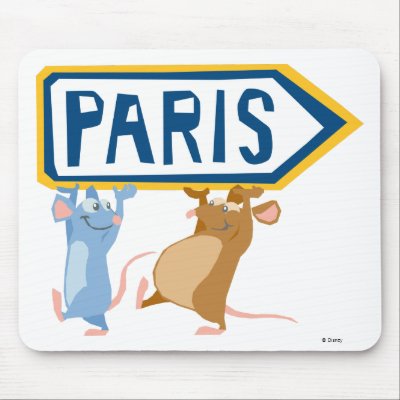 Ratatouille Remy and Emile Disney mousepads