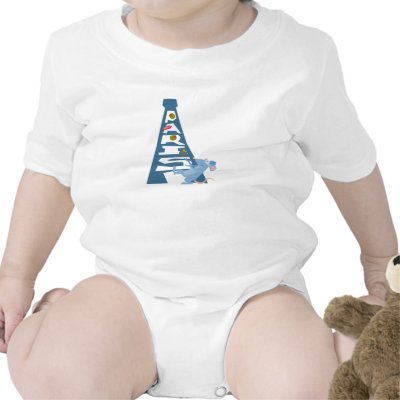 Ratatouille Remy by Eiffel Tower Disney t-shirts