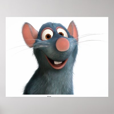 Ratatouille's Remy Disney posters