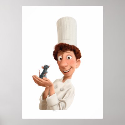 Ratatouille's Remy Linguini Disney posters