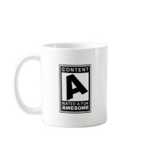 Rated A For Awesome Mugs