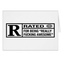 Rated R for being awesome cards by strk3 Rated R for being awesome cards