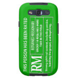 Rated RM 18 Smartphone Cover Galaxy S3 Case