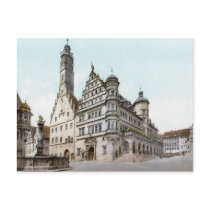 Rathaus of Rothenburg Postcards