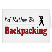 Rather Be Backpacking Card