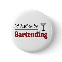 Rather Be Bartending Pins