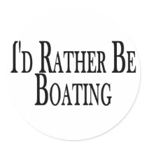 Rather Be Boating stickers