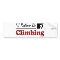 Rather Be Climbing bumper stickers by busybees Rather Be Climbing bumper stickers
