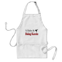 Rather Be Doing Karate aprons