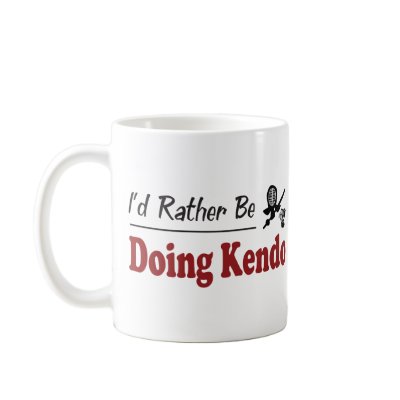 Rather Be Doing Kendo Coffee Mugs by busybees