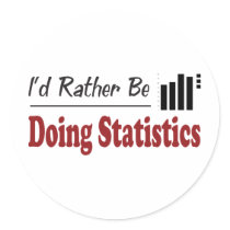 Rather Be Doing Statistics stickers