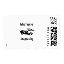 Rather Be Drag Racing Postage