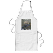 Rather Be Fishing Apron by naturegirl7 Rather Be Fishing Apron