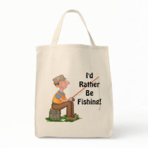 Rather Be Fishing bags