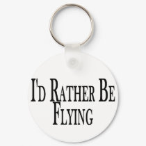Rather Be Flying keychains