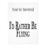 Rather Be Flying Personalized Announcements