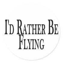 Rather Be Flying Stickers