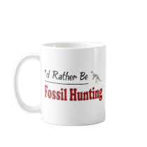 Rather Be Fossil Hunting mugs