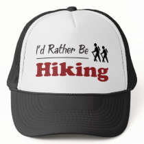 Rather Be Hiking hats