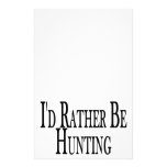 Rather Be Hunting Stationery Design