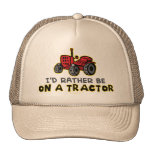 Rather Be On A Tractor Hats