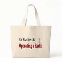 Rather Be Operating a Radio Canvas Bags