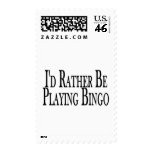 Rather Be Playing Bingo Stamps
