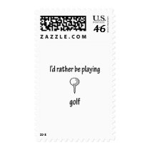 Rather Be Playing Golf postage by fullofNuts Rather Be Playing Golf postage