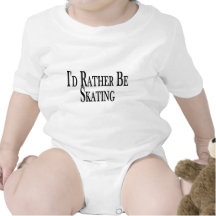 Rather Be Skating Baby Bodysuits