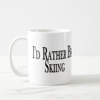 Rather Be Skiing mug