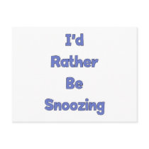 Rather Be Snoozing postcards