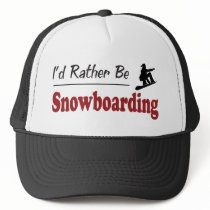 Rather Be Snowboarding hats