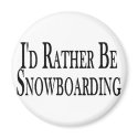 Rather Be Snowboarding magnets