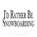 Rather Be Snowboarding stickers