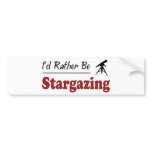 Rather Be Stargazing Bumper Sticker