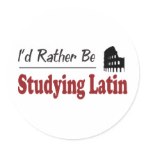 Rather Be Studying Latin stickers by busybees Rather Be Studying Latin stickers