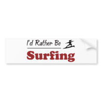 Rather Be Surfing bumper stickers by busybees Rather Be Surfing bumper stickers