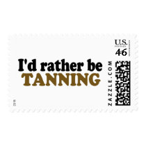 Rather Be Tanning Postage Stamps