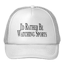 Rather Be Watching Sports Mesh Hat