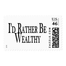 Rather Be Wealthy postage