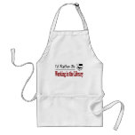 Rather Be Working in the Library aprons