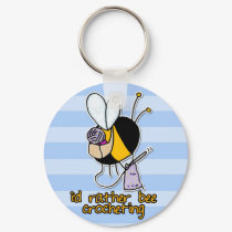 rather bee crocheting keychains
