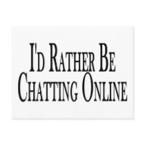 Rather Chat Online postcards
