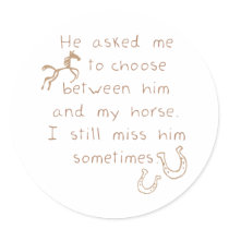 Rather Keep The Horse stickers by PaintingPony Rather Keep The Horse stickers