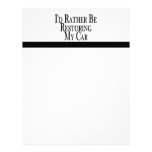 Rather Restore Car Custom Letterhead