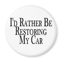 Rather Restore Car magnets
